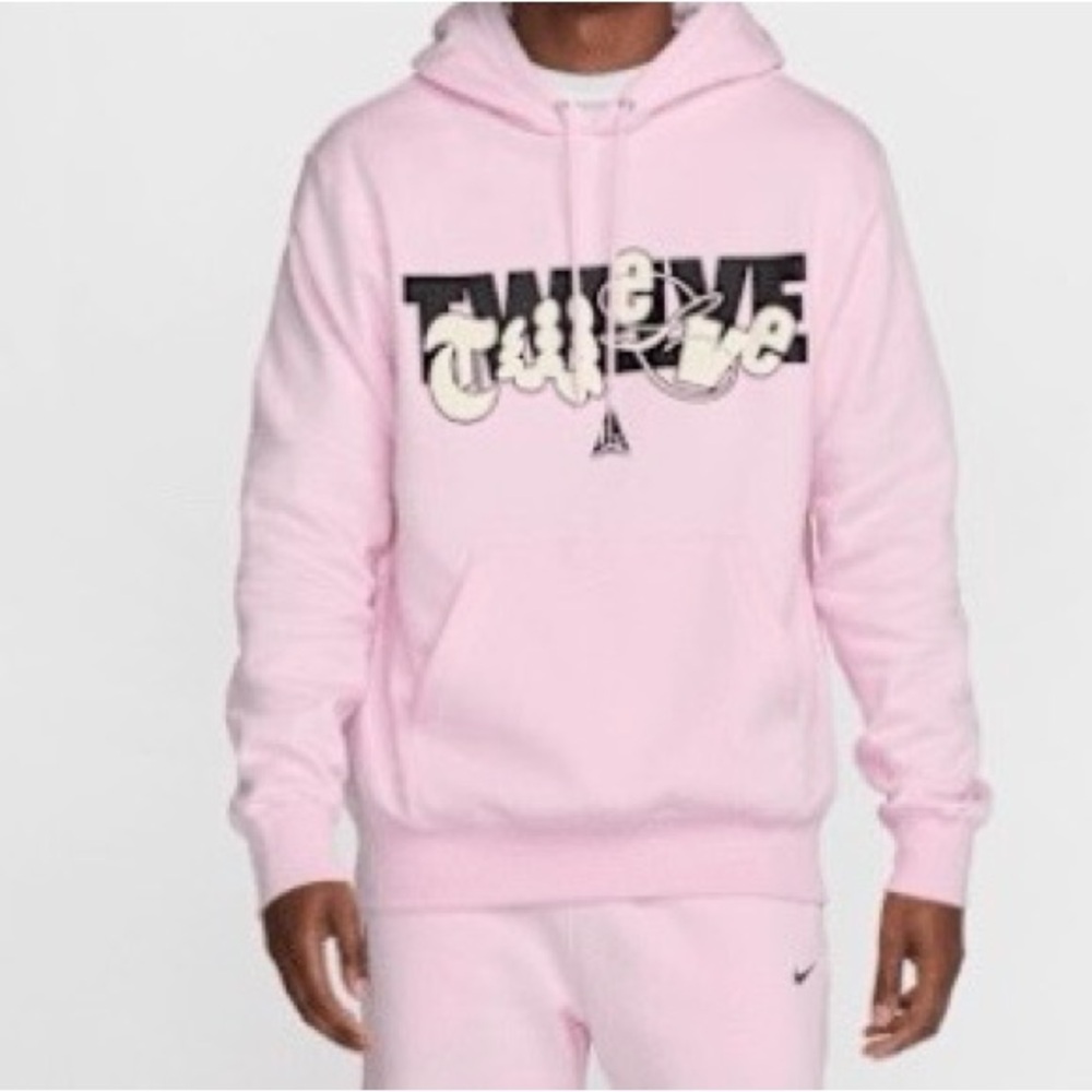 Nike Light Pink Graphic Hoodie